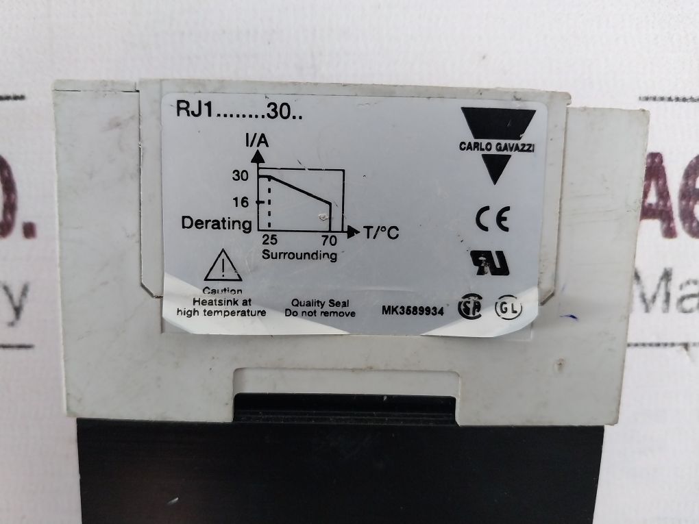 Carlo Gavazzi Rj1A60D30E Solid State Relay