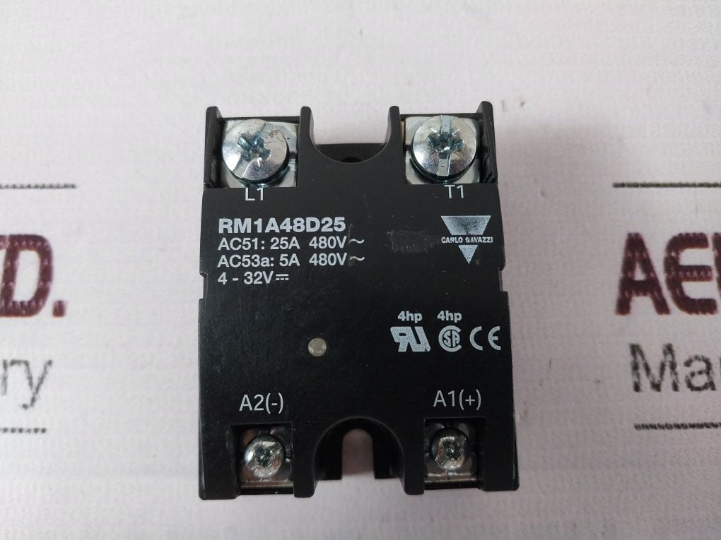 Carlo Gavazzi Rm1A48D25 Relay 4-32V
