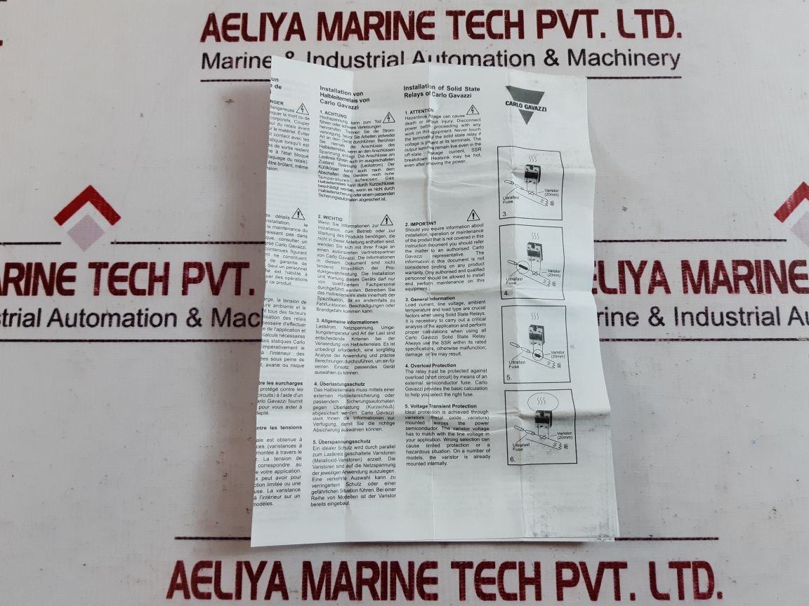 Carlo Gavazzi Rm1A60D50S120 Solid State Relay