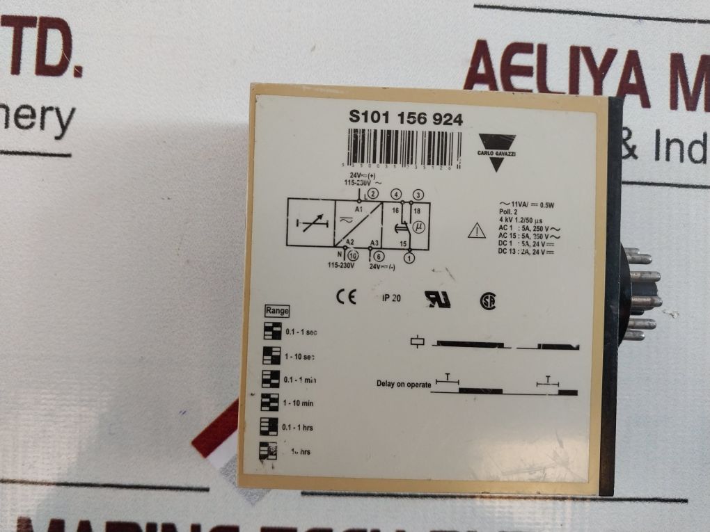 Carlo Gavazzi S101 156 924 Timer