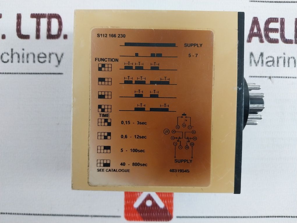 Carlo Gavazzi S 112 166 230 Interval Timer 230V