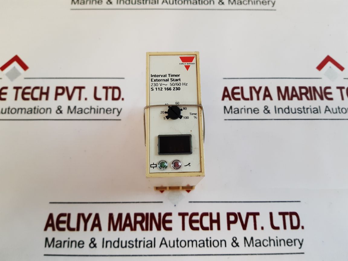Carlo Gavazzi S 112 166 230 Interval Timer With Base