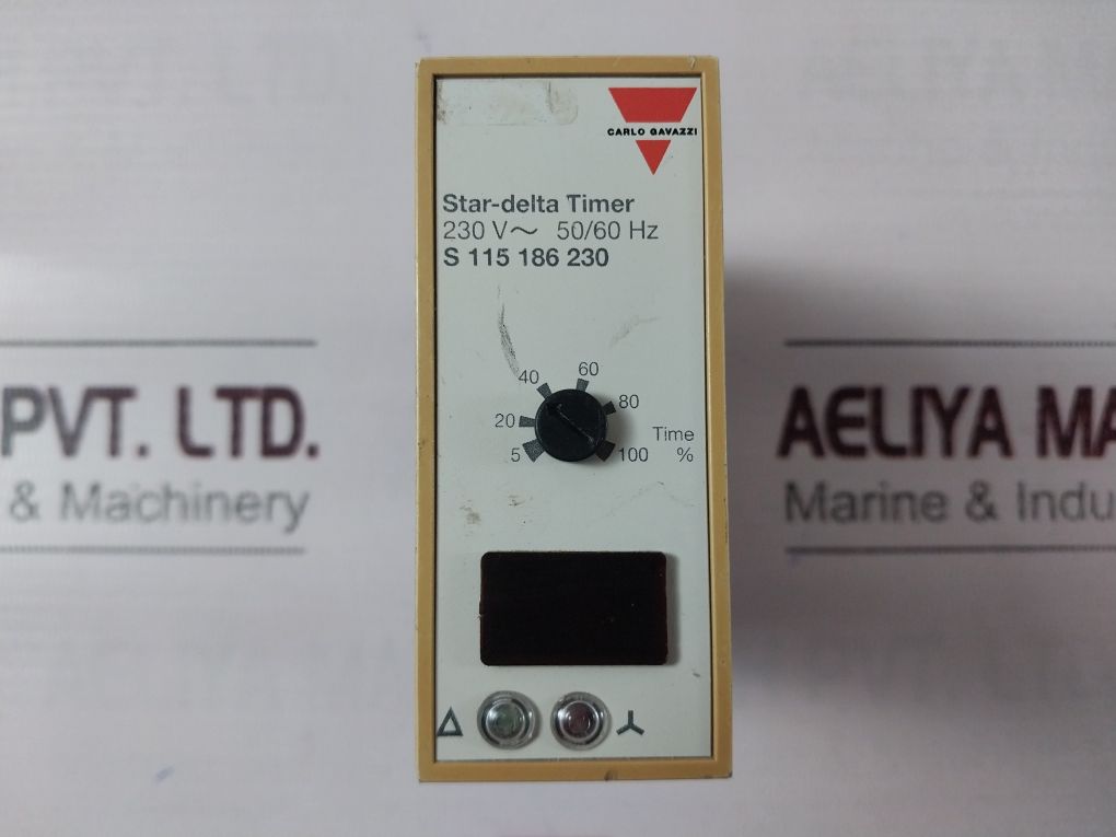 Carlo Gavazzi S 115 186 230 Star-delta Timer 230V 50/60Hz