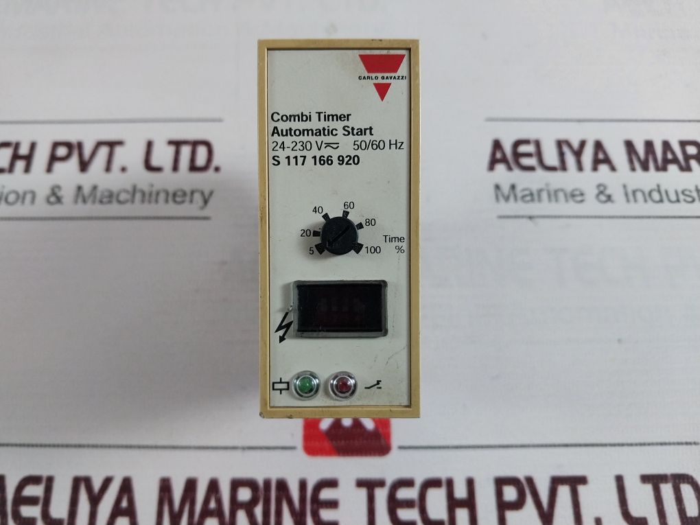 Carlo Gavazzi S 117 166 920 Combi Timer Automatic Start 24-230V