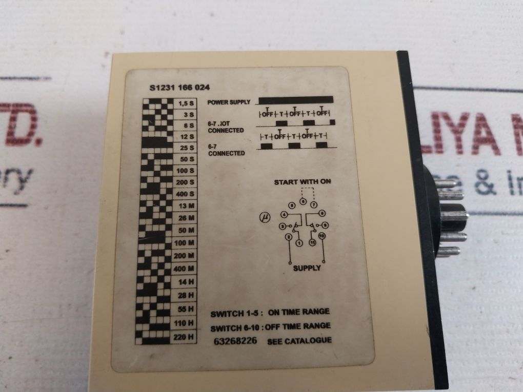 Carlo Gavazzi S 1231 166 024 Combi Recycler Ip20 24V 50/60Hz