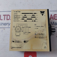 Carlo Gavazzi S 196 166 024 Dual Level Relay 50/60 Hz