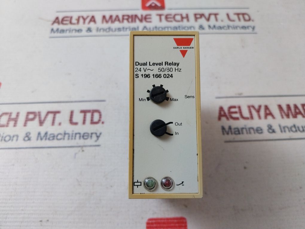 Carlo Gavazzi S 196 166 024 Dual Level Relay 50/60 Hz