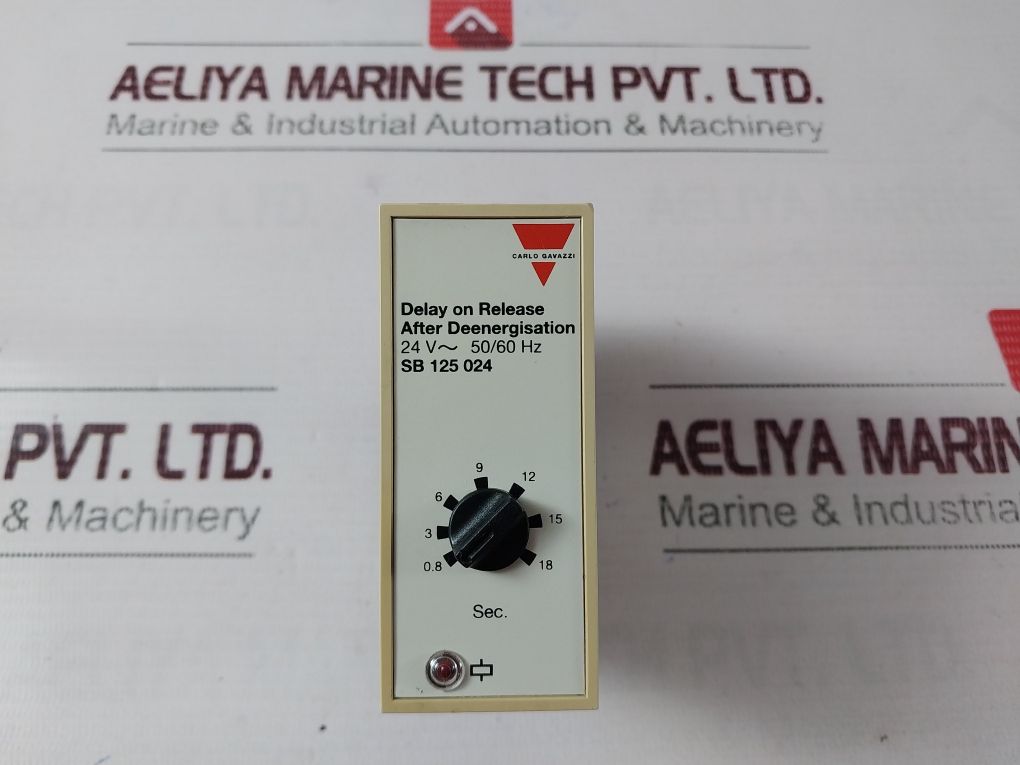 Carlo Gavazzi Sb 125 024 Delay On Release After Deenergisation 24V 50/60Hz