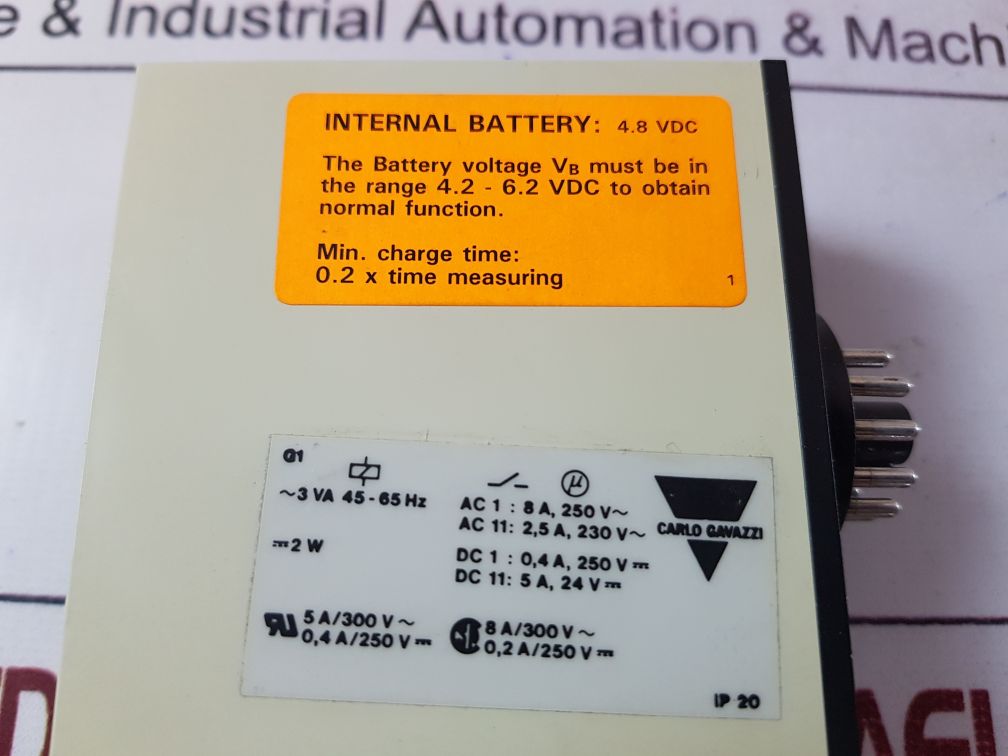 Carlo Gavazzi Sb 135 230 Delay On Release