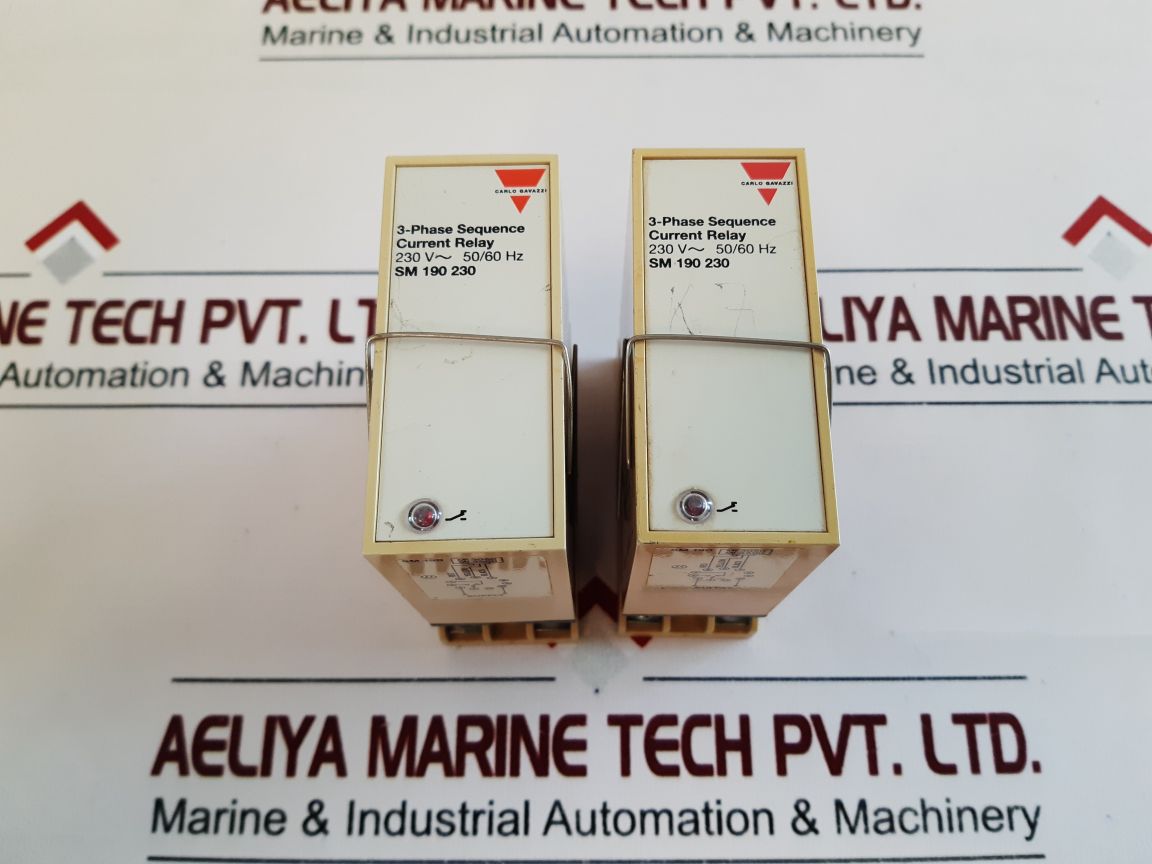 Carlo Gavazzi Sm 190 230 3-phase Sequence Current Relay
