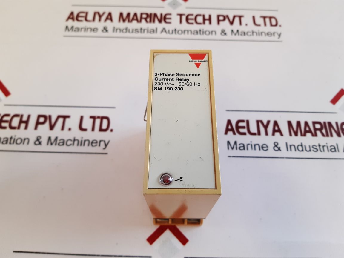 Carlo Gavazzi Sm 190 230 3-phase Sequence Current Relay