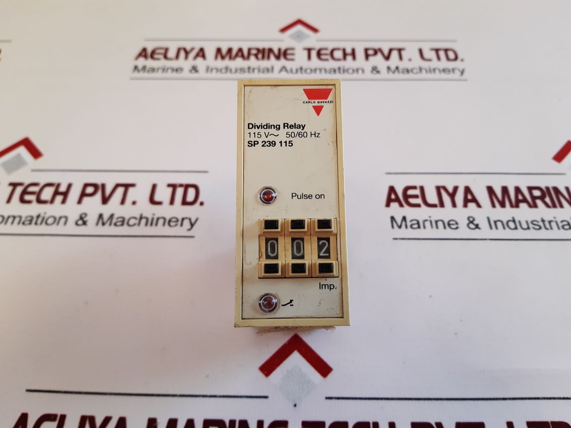 Carlo Gavazzi Sp 239 115 Dividing Relay
