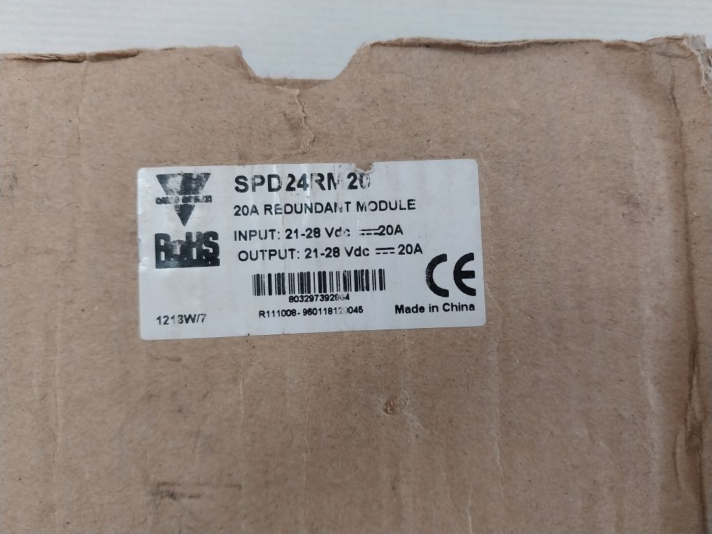 Carlo Gavazzi Spd24Rm20 20A Redundant Module 21-28Vdc--- 20A