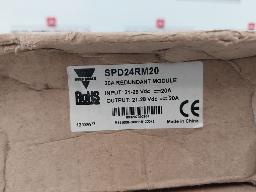 Carlo Gavazzi Spd24Rm20 20A Redundant Module 21-28Vdc--- 20A