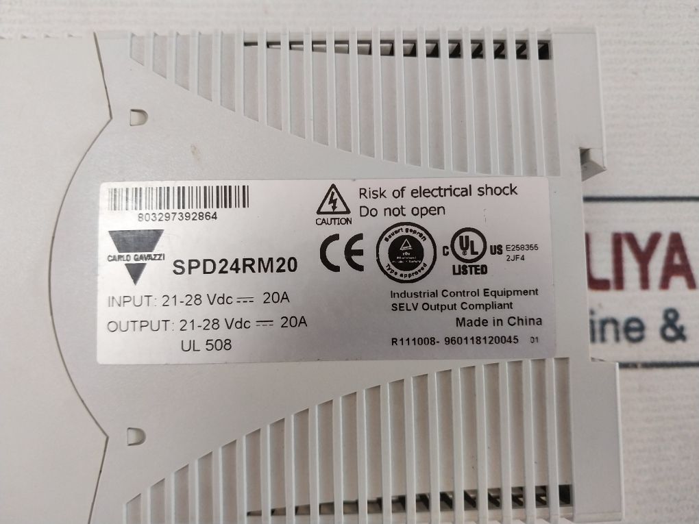 Carlo Gavazzi Spd24Rm20 20A Redundant Module 21-28Vdc--- 20A