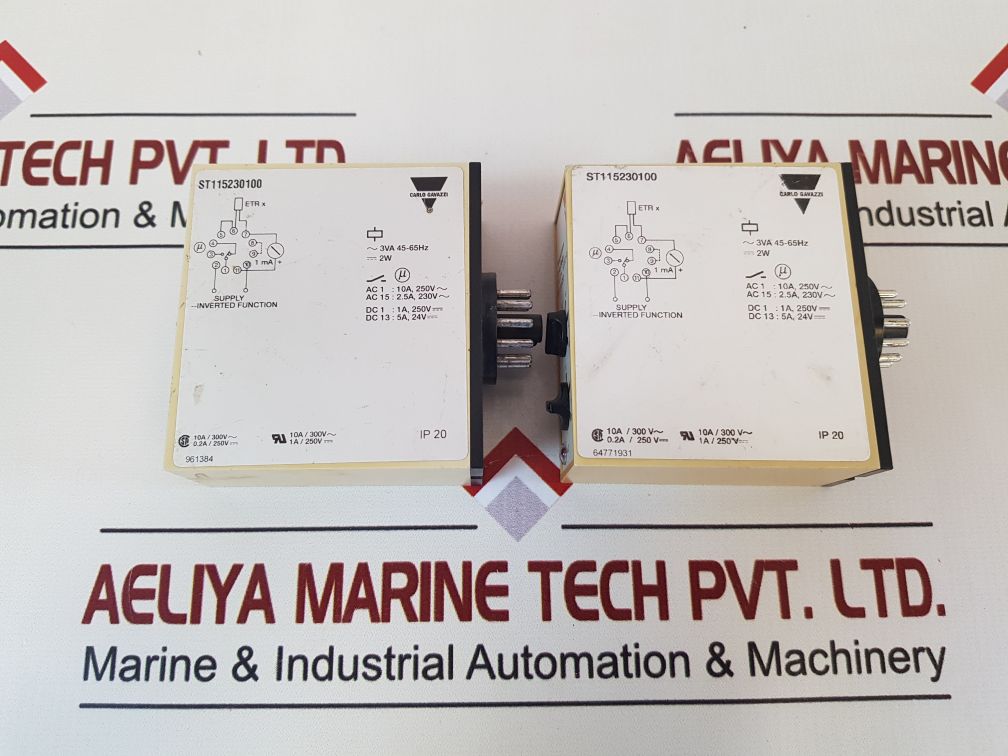 Carlo Gavazzi St 115 230 Temperature Level Relay Aeliya Marine Tech