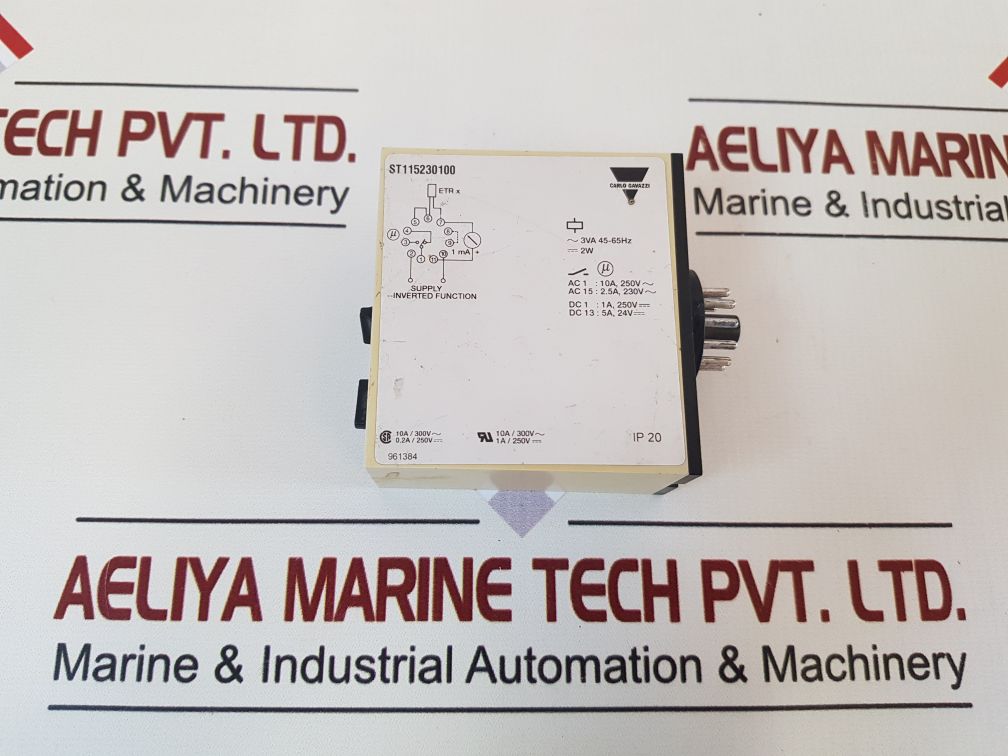 Carlo Gavazzi St 115 230 Temperature Level Relay