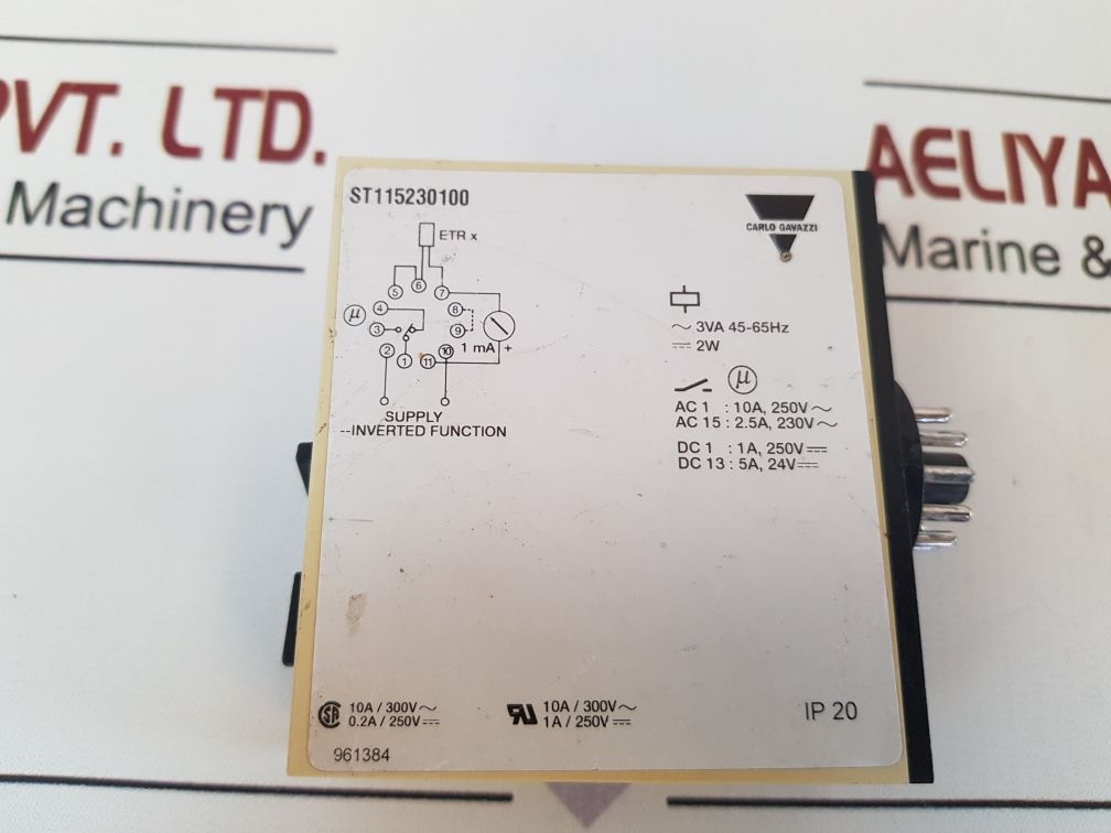 Carlo Gavazzi St 115 230 Temperature Level Relay