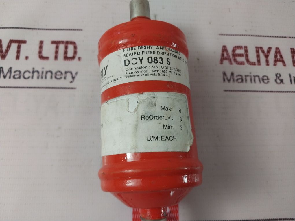 Carly Dcy 083 S Filter Drier 3/8 Inch