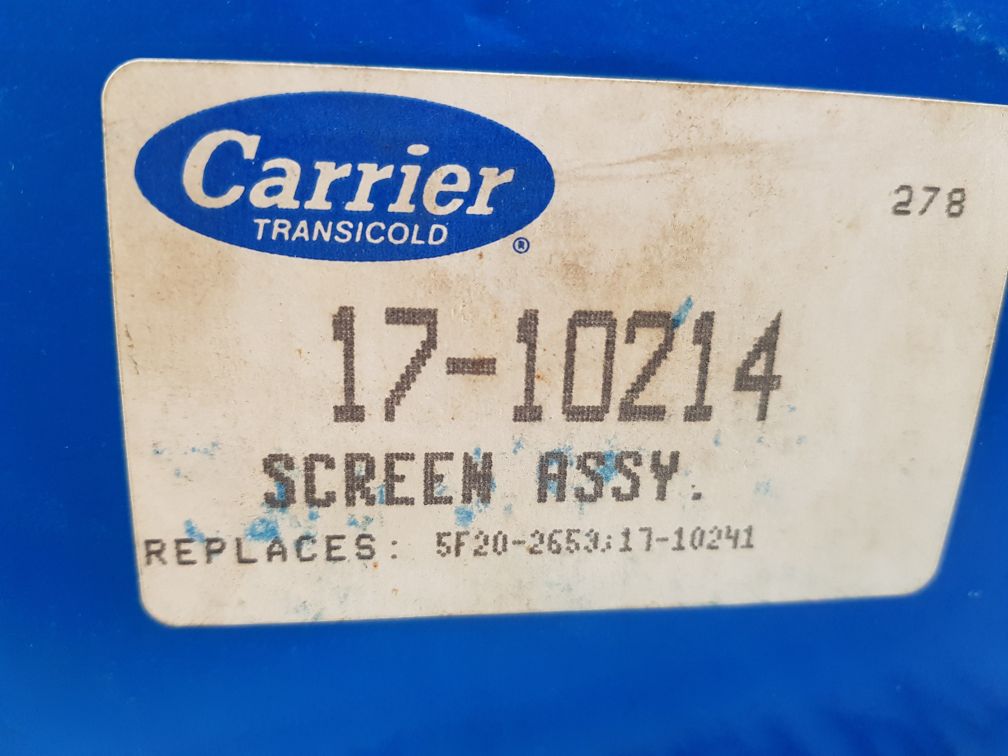 Carrier 17-10214 Oil Filter Screen Assy