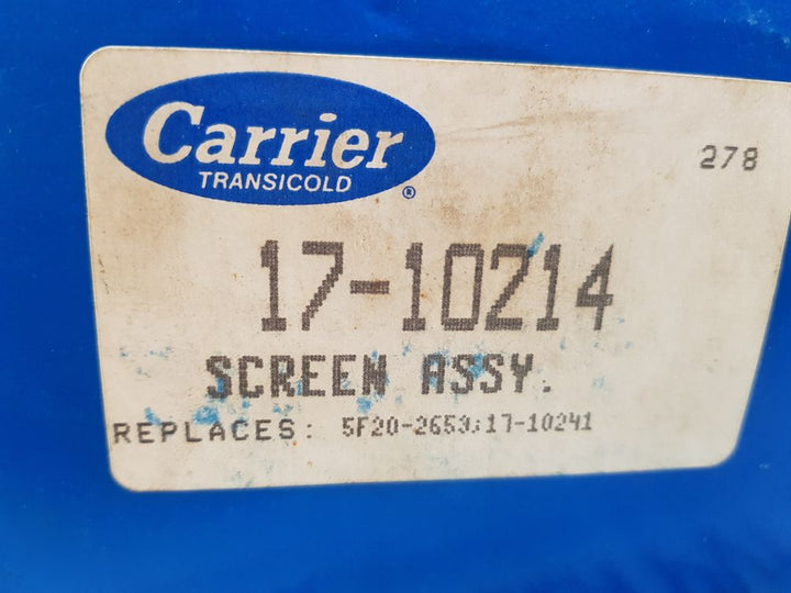 Carrier 17-10214 Oil Filter Screen Assy