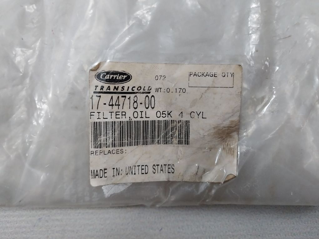 Carrier 17-44718-00 Filter