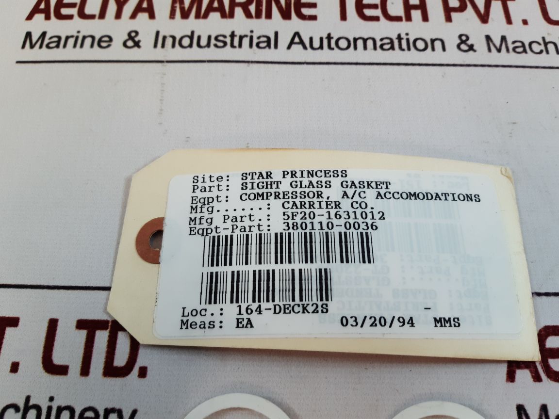 Carrier 5F20-152 Sight Glass