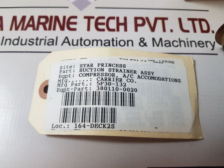 Carrier Suction Strainer Assy 5F30-132