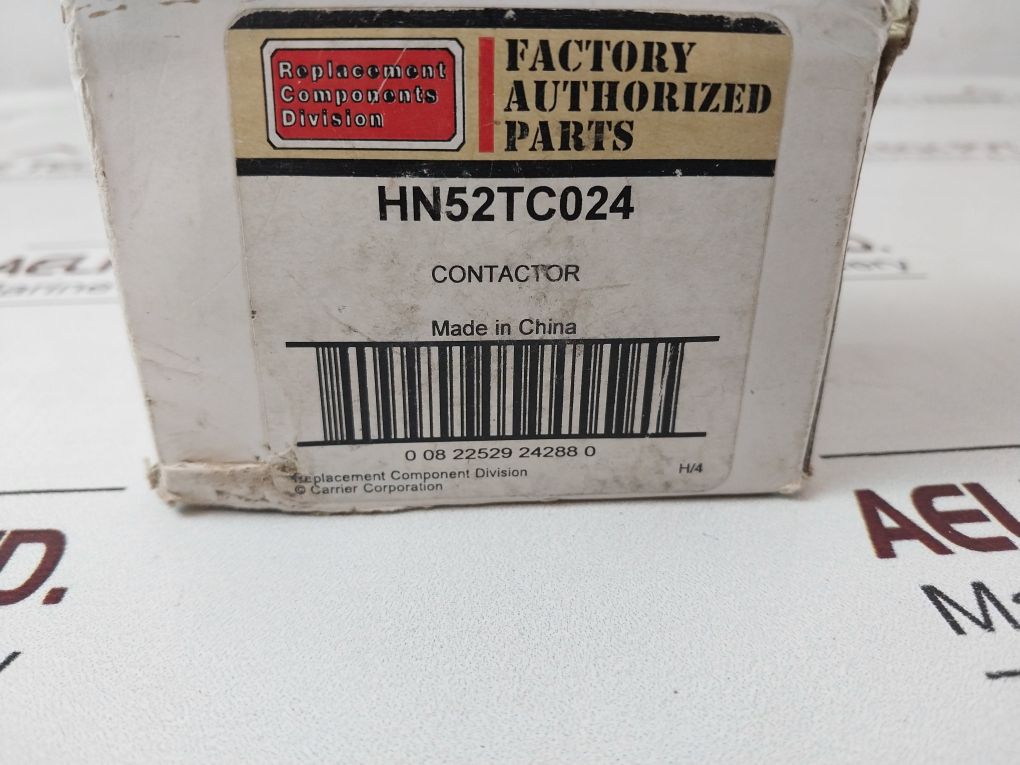 Carrier Hn52Tc024 Contactor Hccy2Xq02Ag103 Coil 24Vac 50/60 Hz