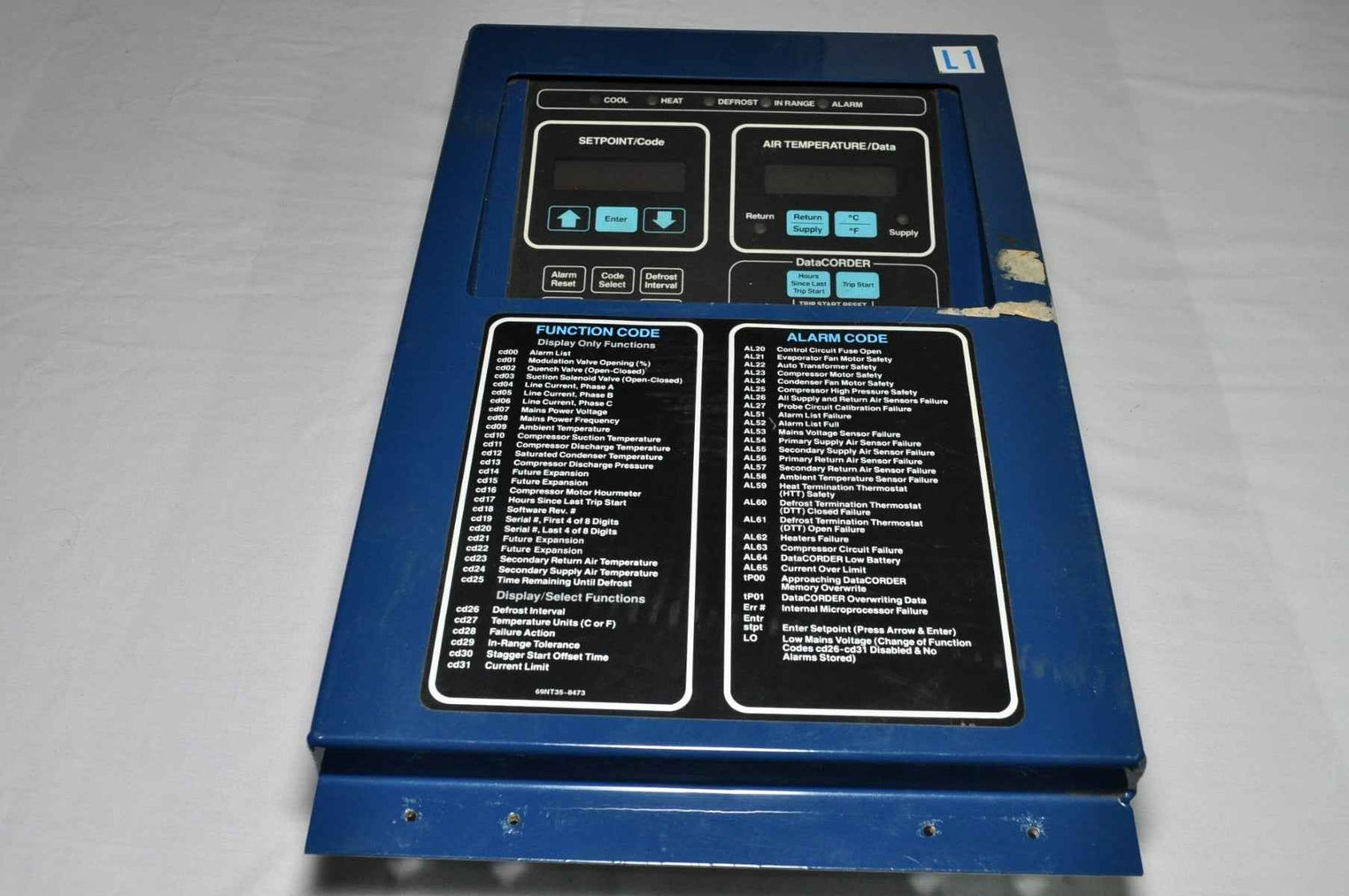 Carrier Transicold Nt41-598-5 Alarm Panel