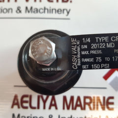 Cash Valve 1/4 Cp Differential Pressure Reducing Valve