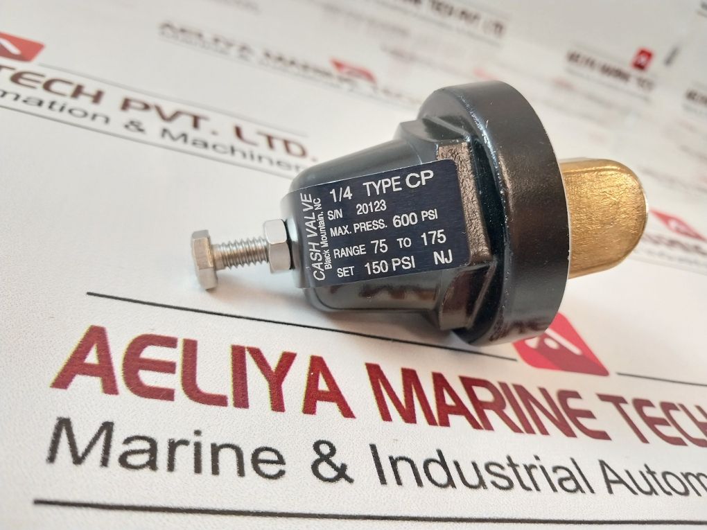 Cash Valve 1/4 Cp Differential Pressure Reducing Valve 600 Psi