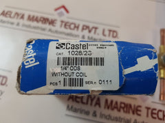 Castel 1028/2S Valve 1/4” Ods Without Coil 1028/2