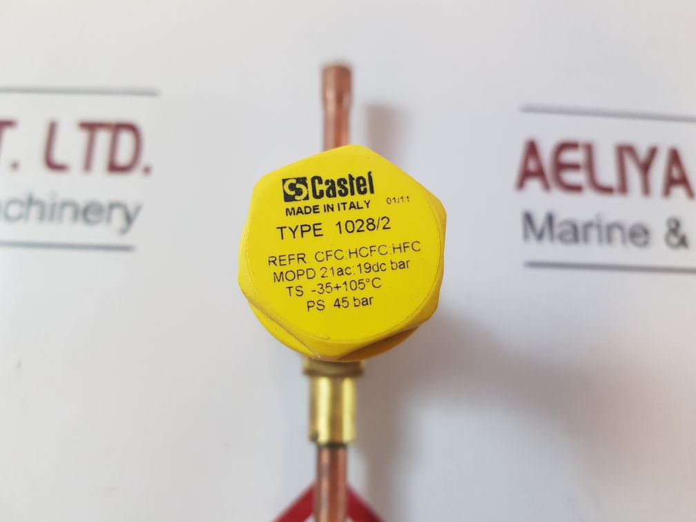 Castel 1028/2S Valve 1/4” Ods Without Coil 1028/2