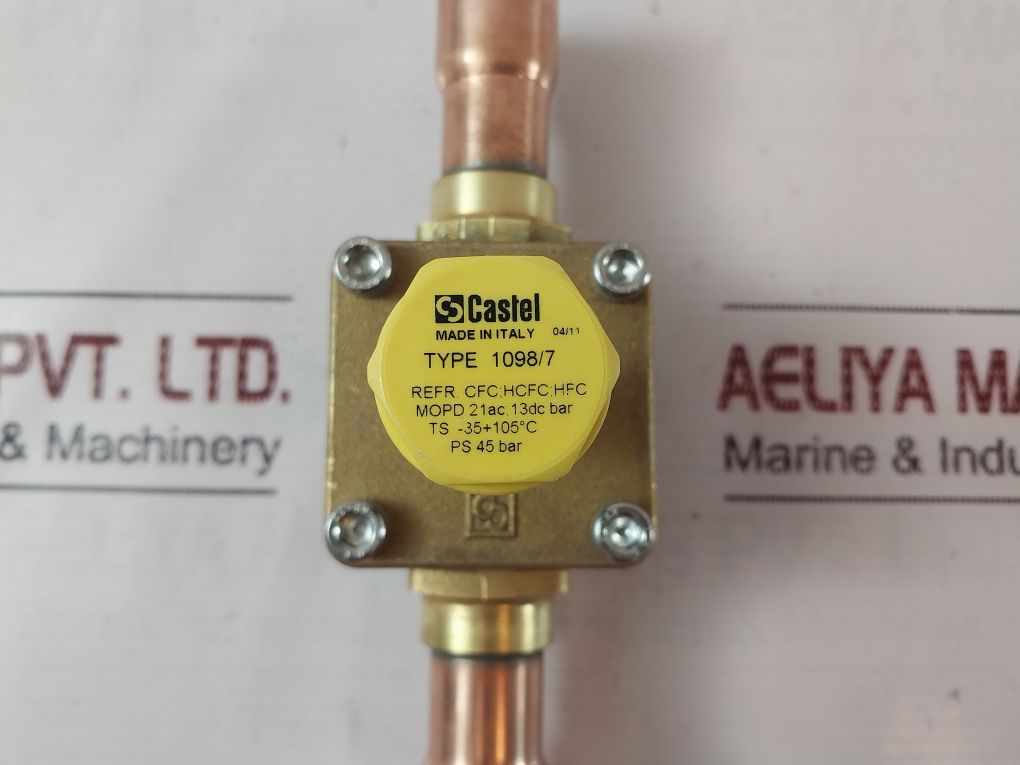 Castel 1098/7 Solenoid Valve Ps 45 Bar