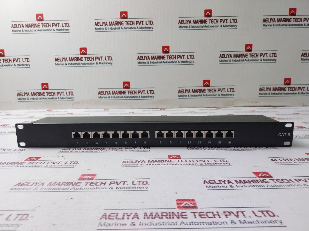 Cat 6 Full Shielded Patch Panel 16 Ports