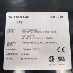 Caterpillar 309-1019 Automatic Voltage Regulator