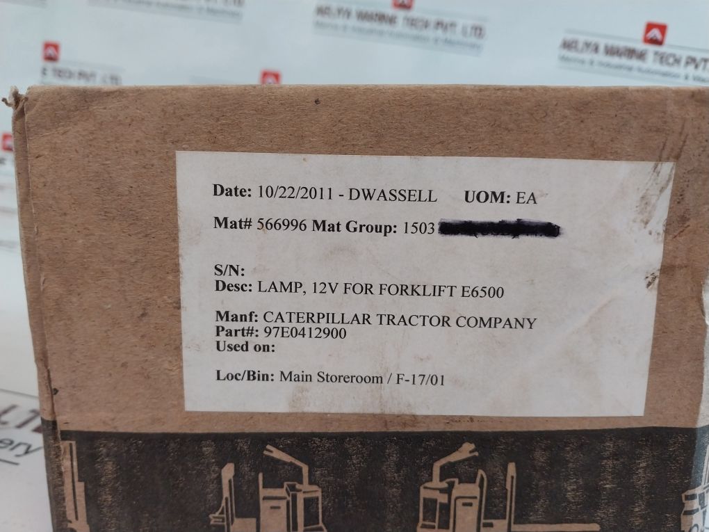 Caterpillar 97E0412900 Lamp
