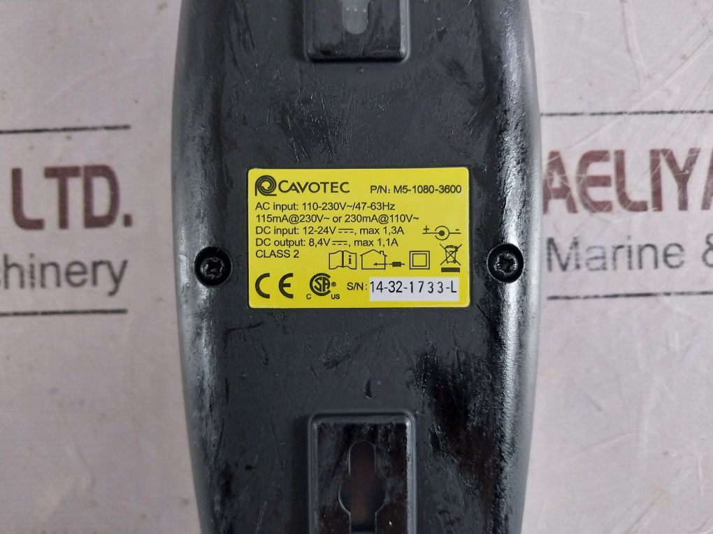 Cavotec M5-1080-3699 Charger Mc-36 W/All Cables