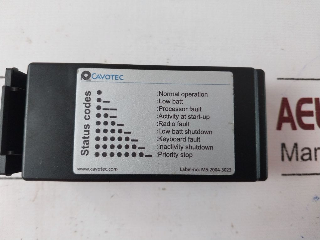 Cavotec M5-1080-3600 (Without Battery)