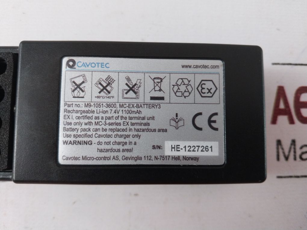 Cavotec M5-1080-3600 (Without Battery)
