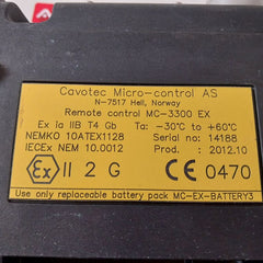Cavotec Mc-ex-cd-pll-434 Remote Control -30°C To +60°C
