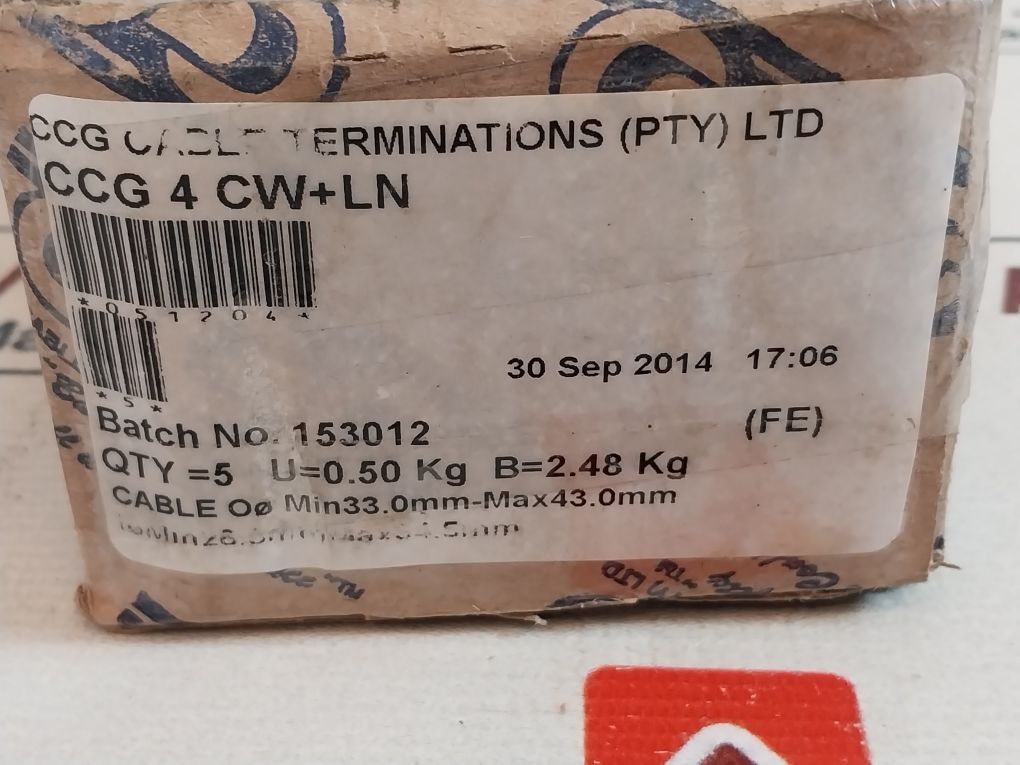 Ccg 4 Cw 40 Industrial Captive Component Gland