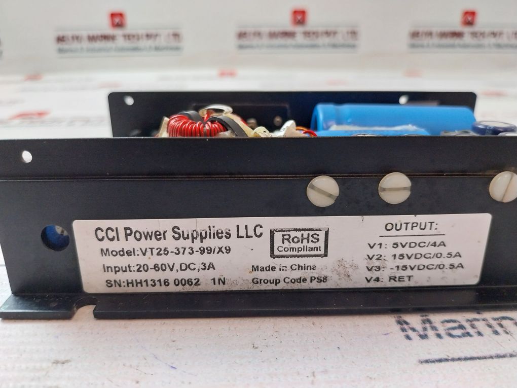 Cci Vt25-373-99/X9 Power Supply 