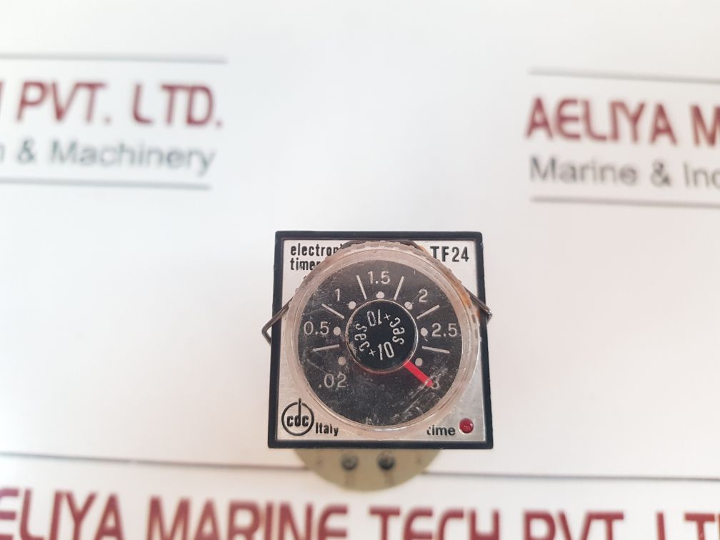 Cdc Tf24 Timing Relay With Base .02 To 3