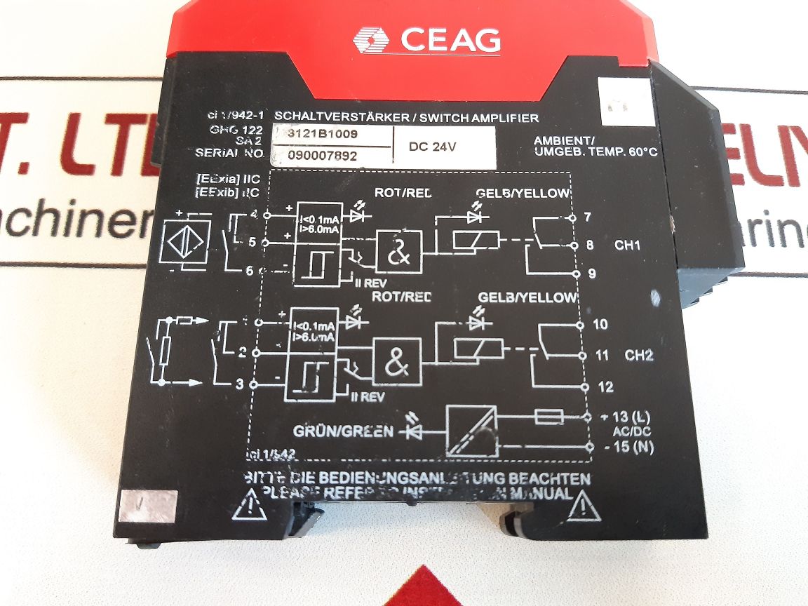 Ceag 1/942 Switch Amplifier Ghg 122 Sa2