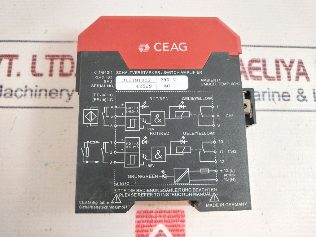 Ceag Ci 1/942 Switch Amplifier 230 V Ac
