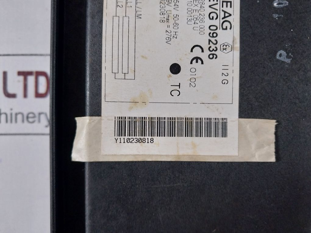 Ceag Evg 09236 Explosion Protector/Electronic Ballast