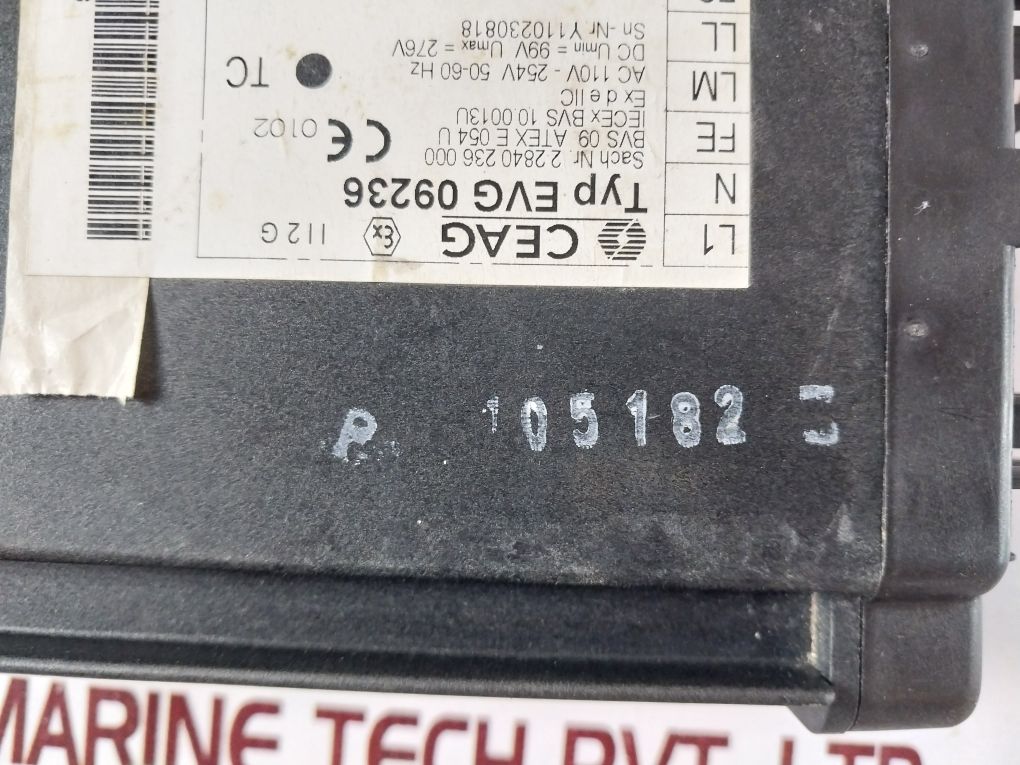 Ceag Evg 09236 Explosion Protector/Electronic Ballast