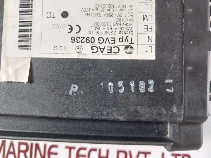 Ceag Evg 09236 Explosion Protector/Electronic Ballast